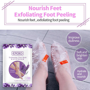 Lavender Exfoliating Foot Mask (2pairs)