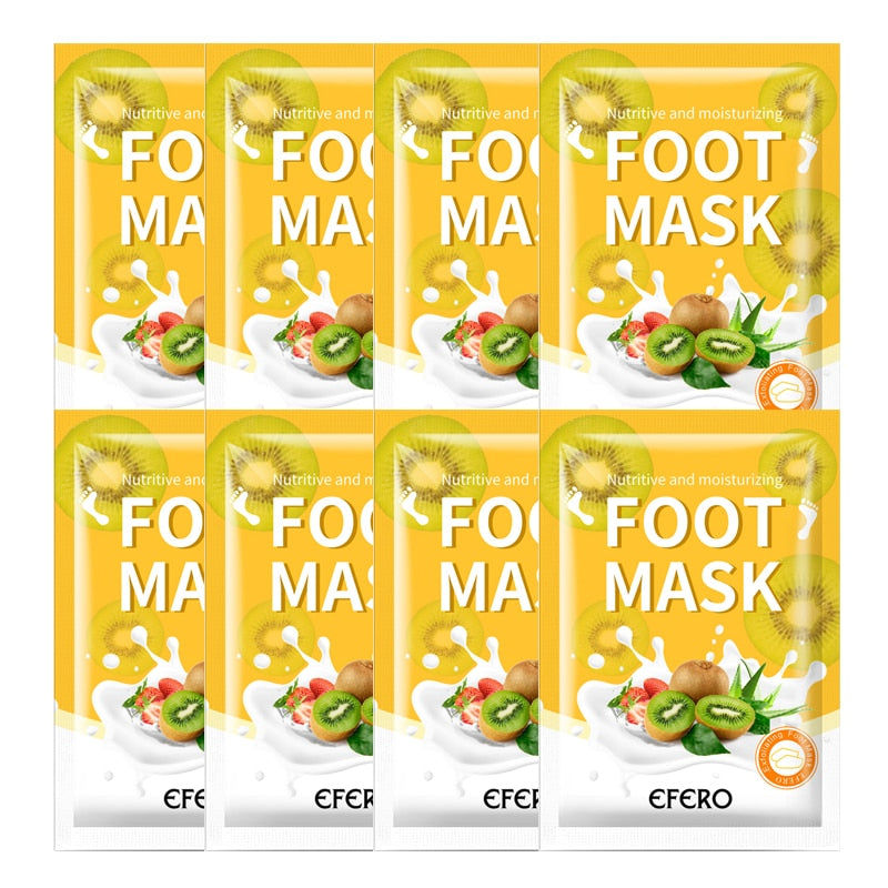 3 Packs 38g Random Color Fruit Foot Mask, Moisturizing Exfoliating Scrub  Foot Mask To Dry, Aging, Cracking Feet Cells